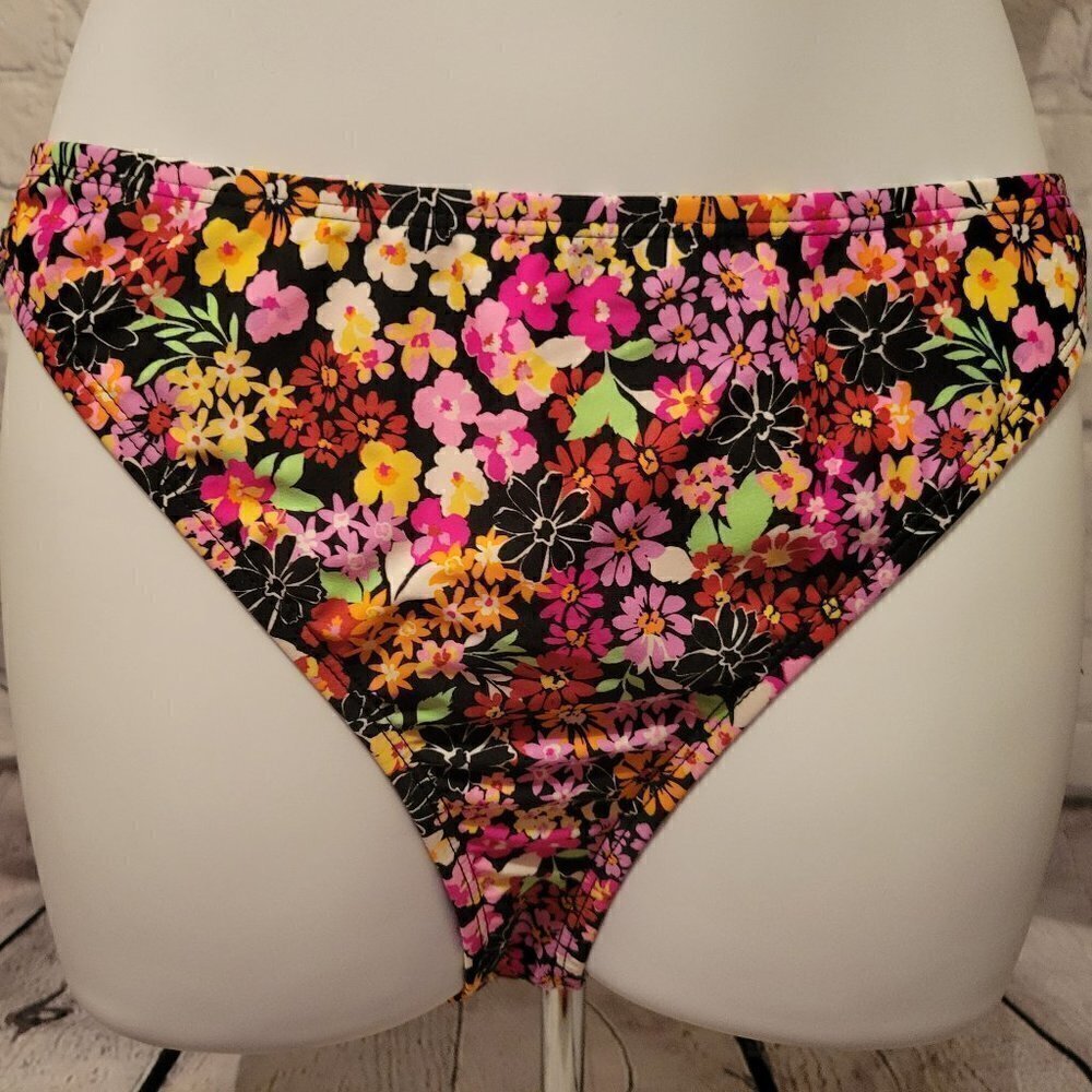 California Waves Juniors' Printed Hipster Bikini Bottom ONLY